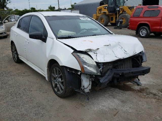 3N1BB6AP0AL652237 - 2010 NISSAN SENTRA SE- WHITE photo 1