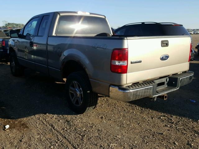 1FTPX145X5NA31613 - 2005 FORD F150 TAN photo 3