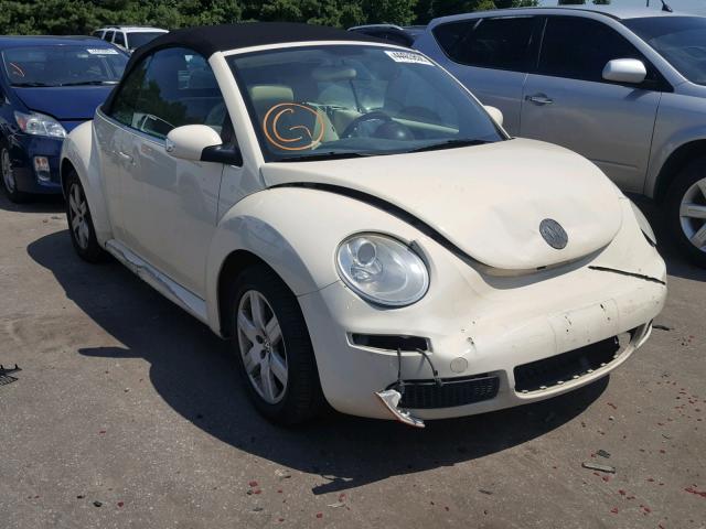 3VWPF31Y47M423848 - 2007 VOLKSWAGEN NEW BEETLE Krem foto 1