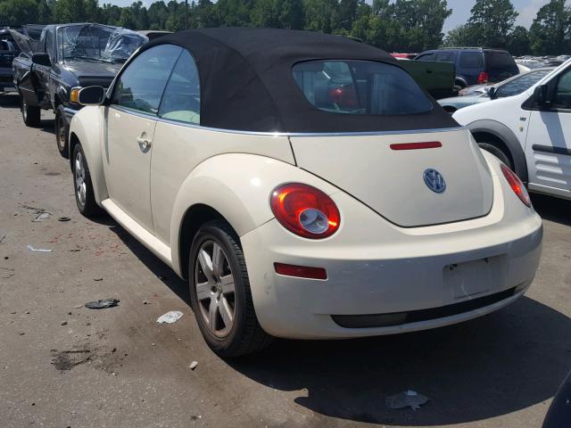 3VWPF31Y47M423848 - 2007 VOLKSWAGEN NEW BEETLE Krem foto 3
