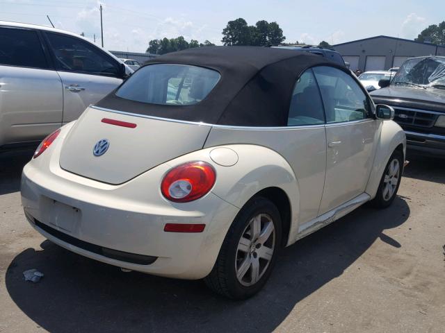3VWPF31Y47M423848 - 2007 VOLKSWAGEN NEW BEETLE Krem foto 4
