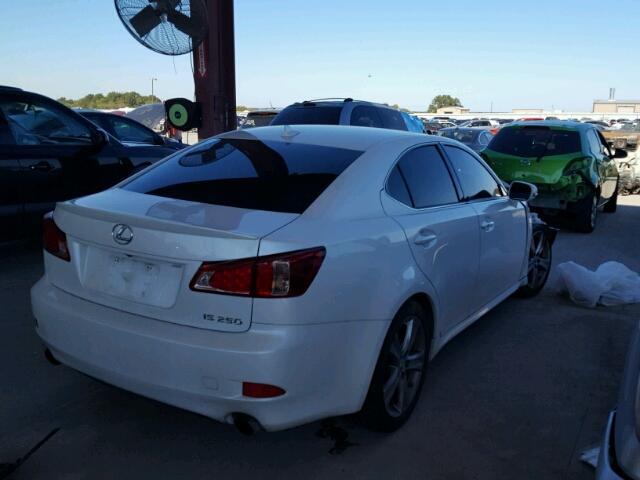 JTHBF5C28C5162076 - 2012 LEXUS IS 250 WHITE photo 4