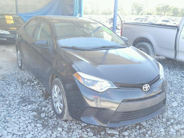 5YFBURHE6EP063781 - 2014 TOYOTA COROLLA L BLACK photo 1