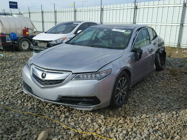 19UUB3F56HA800325 - 2017 ACURA TLX TECH SILVER photo 2