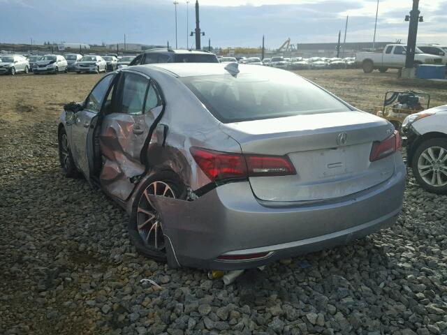 19UUB3F56HA800325 - 2017 ACURA TLX TECH SILVER photo 3