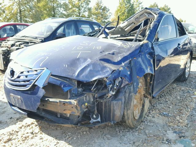 4T1BK46K68U068385 - 2008 TOYOTA CAMRY LE BLUE photo 2