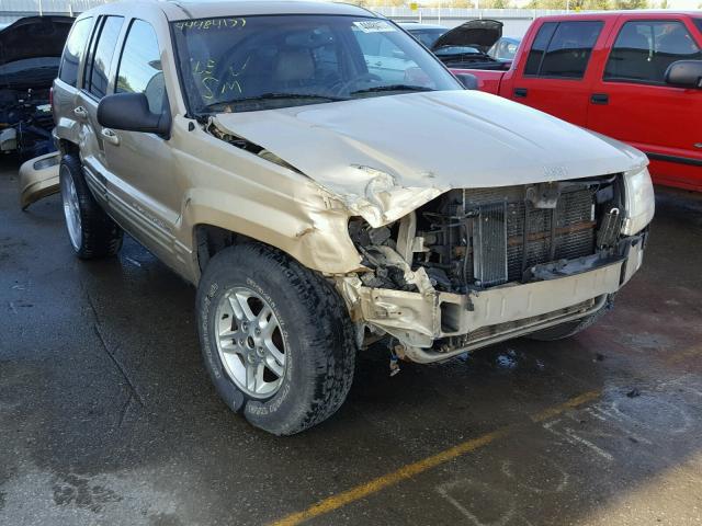 1J4GW68N8XC808387 - 1999 JEEP GRAND CHER TAN photo 9