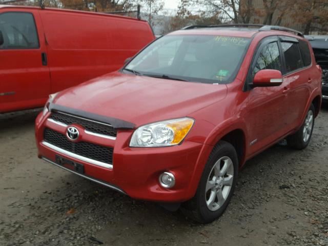 2T3DF4DV1BW100023 - 2011 TOYOTA RAV4 LIMIT RED photo 2