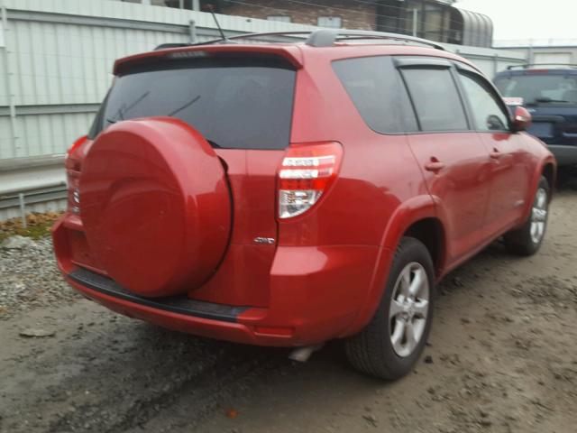 2T3DF4DV1BW100023 - 2011 TOYOTA RAV4 LIMIT RED photo 4