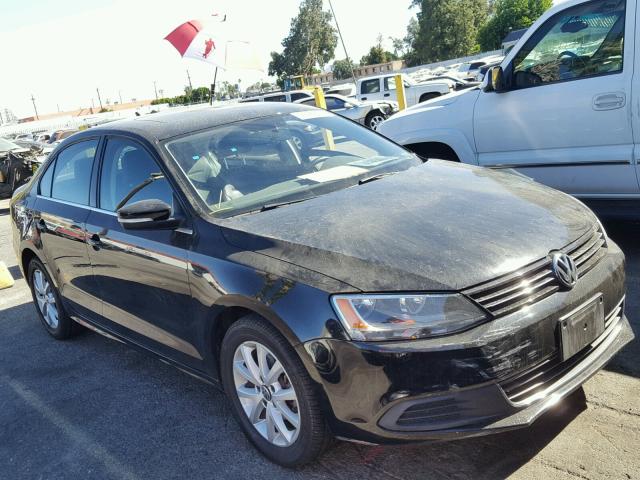 3VWDP7AJ9DM424080 - 2013 VOLKSWAGEN JETTA SE BLACK photo 1