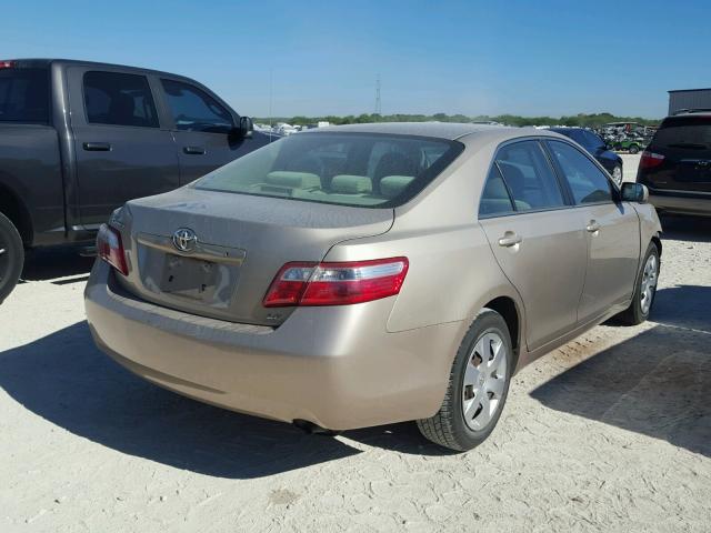 4T1BE46K57U101706 - 2007 TOYOTA CAMRY NEW BEIGE photo 4