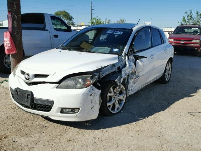 JM1BK343391226162 - 2009 MAZDA 3 S WHITE photo 2