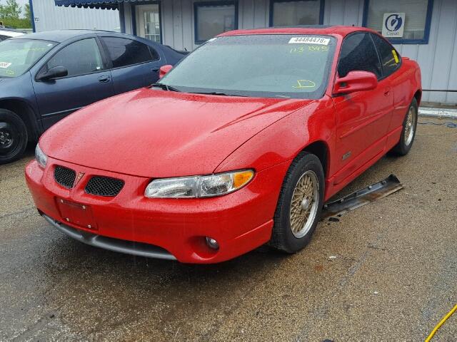 1G2WR1212XF221994 - 1999 PONTIAC GRAND PRIX Червоний фото 2