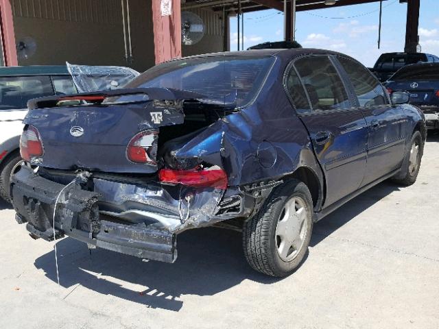 1G1NE52J3Y6284011 - 2000 CHEVROLET MALIBU LS BLUE photo 4