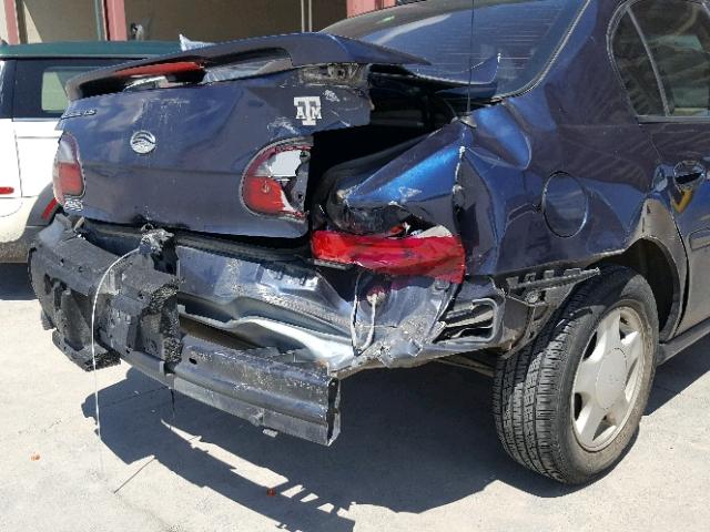 1G1NE52J3Y6284011 - 2000 CHEVROLET MALIBU LS BLUE photo 9