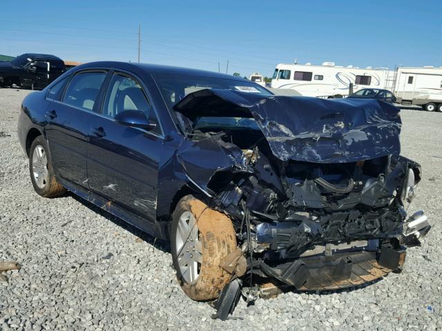 2G1WB5EK1A1189624 - 2010 CHEVROLET IMPALA LT BLUE photo 1