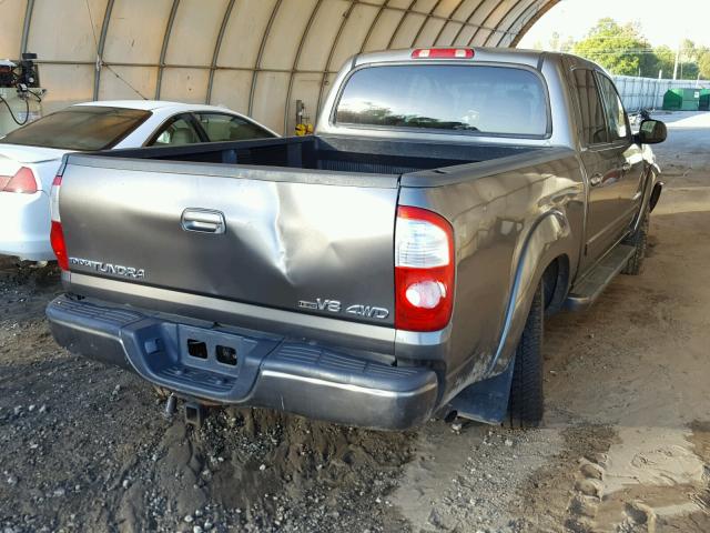 5TBDT48195S482154 - 2005 TOYOTA TUNDRA GRAY photo 4