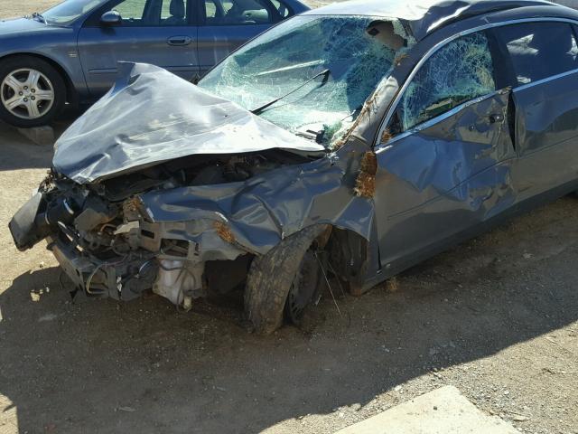 1G1ZG57B784238822 - 2008 CHEVROLET MALIBU BLUE photo 9