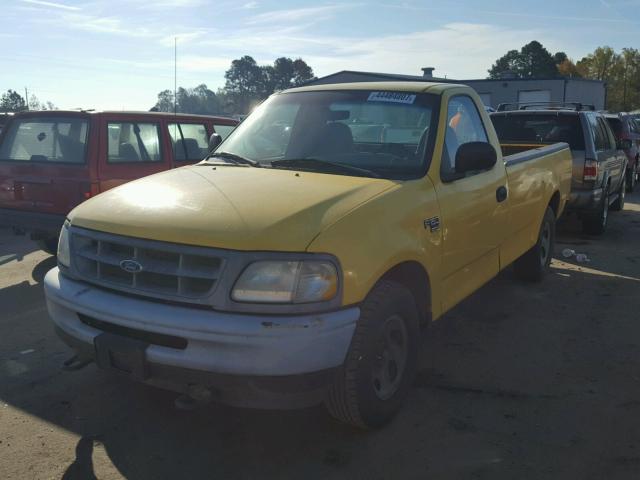 1FTRF17W9WNB99633 - 1998 FORD F150 YELLOW photo 2