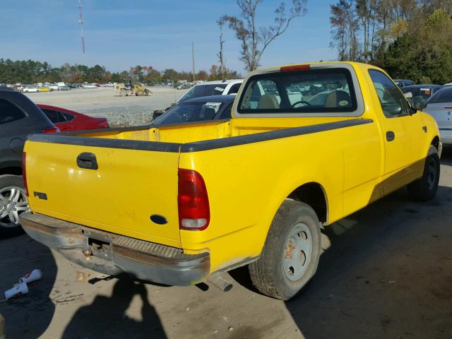 1FTRF17W9WNB99633 - 1998 FORD F150 YELLOW photo 4