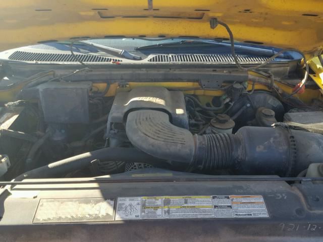 1FTRF17W9WNB99633 - 1998 FORD F150 YELLOW photo 7