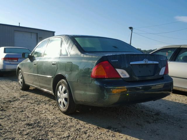 4T1BF28B41U164320 - 2001 TOYOTA AVALON XL GREEN photo 3