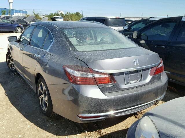 1HGCR2F30HA180264 - 2017 HONDA ACCORD LX GRAY photo 3