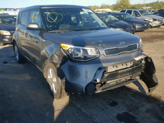 KNDJN2A27F7183558 - 2015 KIA SOUL GRAY photo 1