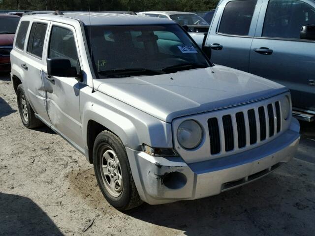 1J8FT28028D748568 - 2008 JEEP PATRIOT SP SILVER photo 1