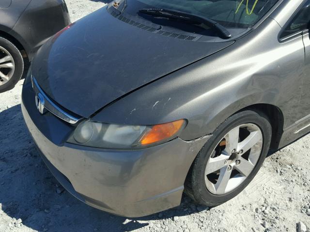 1HGFA168X6L076361 - 2006 HONDA CIVIC EX TAN photo 9