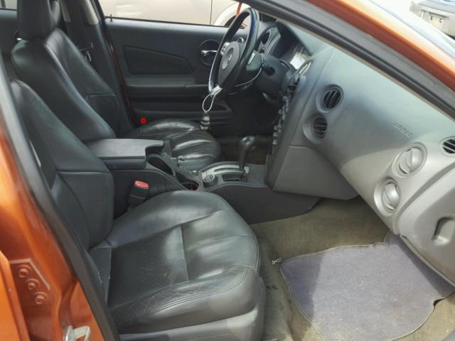 2G2WR524141139890 - 2004 PONTIAC GRAND PRIX ORANGE photo 5