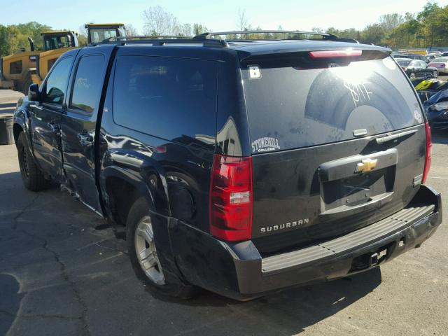 1GNUKJE30AR191055 - 2010 CHEVROLET SUBURBAN BLACK photo 3