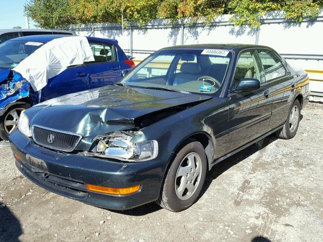 JH4UA3647WC005602 - 1998 ACURA 3.2TL GREEN photo 2