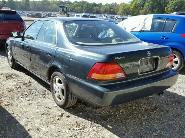 JH4UA3647WC005602 - 1998 ACURA 3.2TL GREEN photo 3