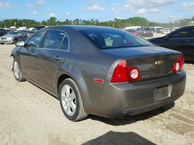 1G1ZA5EU3BF348459 - 2011 CHEVROLET MALIBU BROWN photo 3