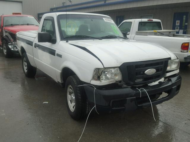 1FTYR10D07PA38962 - 2007 FORD RANGER WHITE photo 1