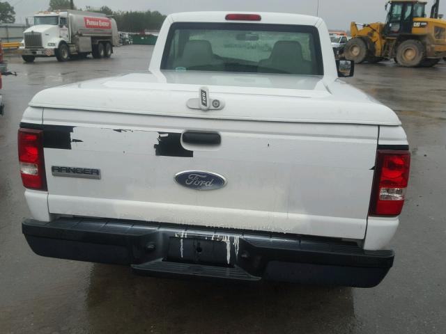 1FTYR10D07PA38962 - 2007 FORD RANGER WHITE photo 6