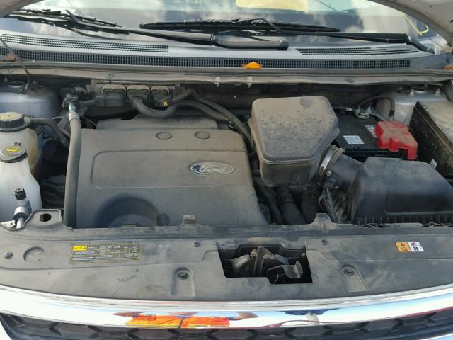 2FMDK3JC5DBC96185 - 2013 FORD EDGE SILVER photo 7