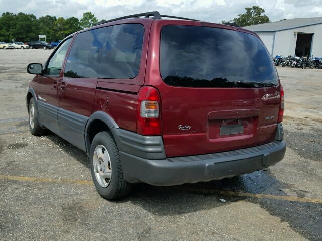 1GMDU23E41D202306 - 2001 PONTIAC MONTANA EC RED photo 3