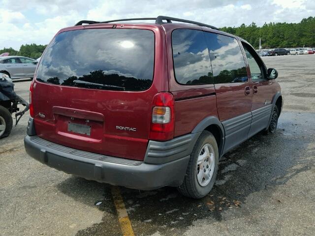 1GMDU23E41D202306 - 2001 PONTIAC MONTANA EC RED photo 4