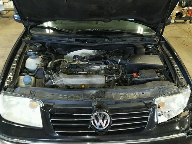 3VWSE69M74M027649 - 2004 VOLKSWAGEN JETTA GLS BLACK photo 7