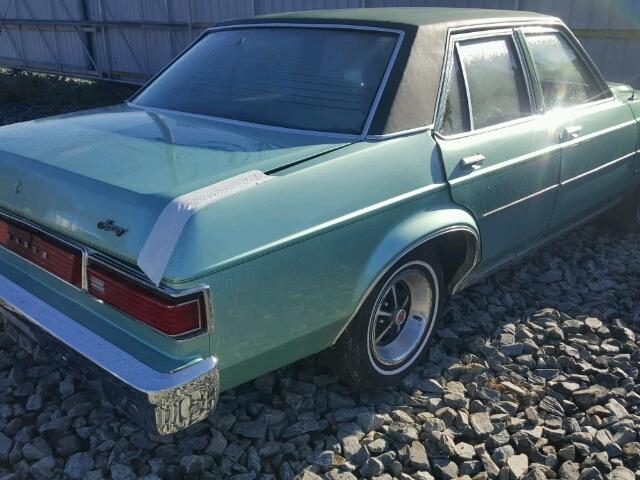 9W34F660137 - 1979 MERCURY MONARCH GREEN photo 9