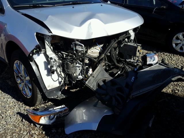 2FMDK4JC1EBA29424 - 2014 FORD EDGE SILVER photo 9