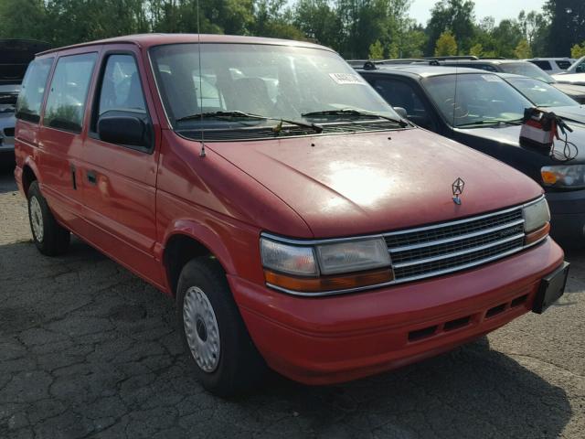 2P4GH2535RR622713 - 1994 PLYMOUTH VOYAGER RED photo 1