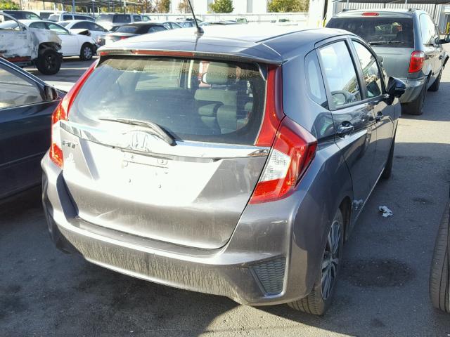 3HGGK5H88FM723473 - 2015 HONDA FIT EX CHARCOAL photo 4