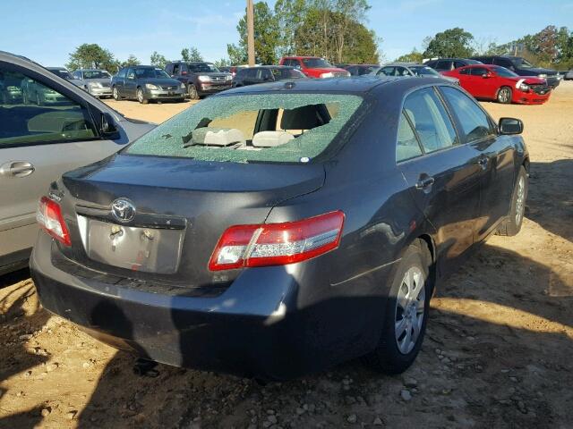 4T4BF3EK3AR016241 - 2010 TOYOTA CAMRY BASE GRAY photo 4