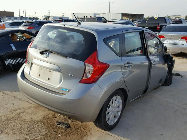 3N1CE2CP6FL359080 - 2015 NISSAN VERSA NOTE CHARCOAL photo 4