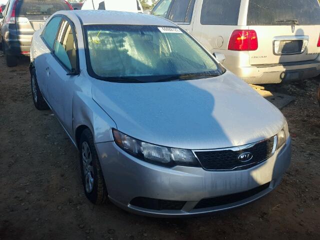 KNAFU4A20D5726128 - 2013 KIA FORTE EX SILVER photo 1