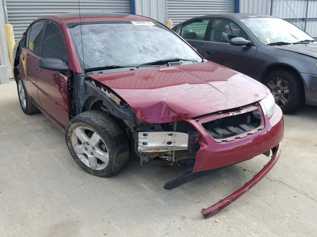 1G8AJ58F96Z155359 - 2006 SATURN ION LEVEL MAROON photo 1