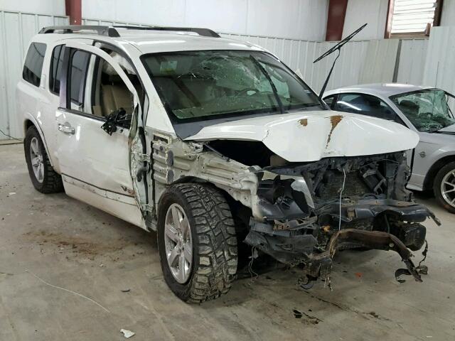 5N1BA08CX9N604333 - 2009 NISSAN ARMADA SE WHITE photo 1